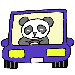 [LINEスタンプ] 素朴なパンダ