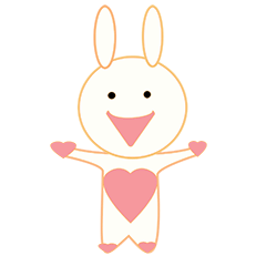 [LINEスタンプ] 私はウサギが大好き