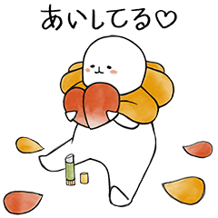 [LINEスタンプ] 感性的な花者