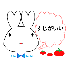 [LINEスタンプ] Red Rabbit イディオム