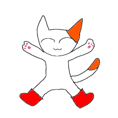 [LINEスタンプ] 表情豊かでそそっかしいネコ