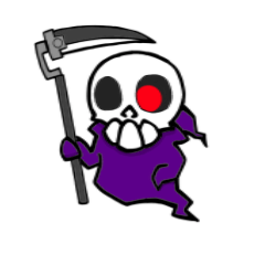 [LINEスタンプ] 死神見習いのカリモル