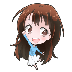[LINEスタンプ] 挨拶ルナちゃん1 