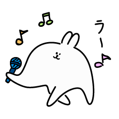 [LINEスタンプ] スライムなうさぎ