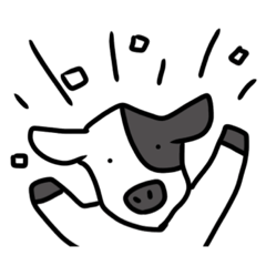 [LINEスタンプ] ウシノボクジョウ