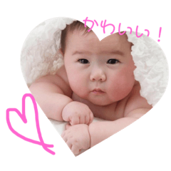 [LINEスタンプ] baby face.k0haru1の画像（メイン）