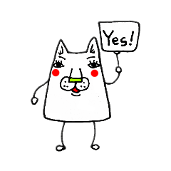 [LINEスタンプ] にゃんこっこちゃん