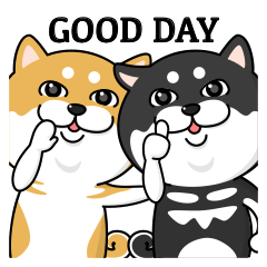 [LINEスタンプ] 柴犬 GOOD DAY 『2019』の画像（メイン）