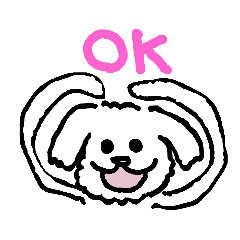 [LINEスタンプ] マルチーズふうとりんとビーグルべるさん