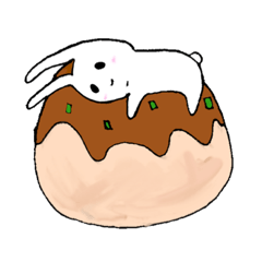 [LINEスタンプ] 二重顎うさぎ fetchpriority=high