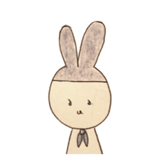[LINEスタンプ] 頭巾の小さなうさぎ。 