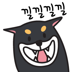 [LINEスタンプ] 若々しい犬 Theo