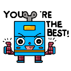 [LINEスタンプ] ロボット"スモール"と友達