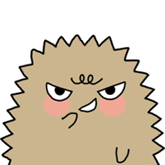 [LINEスタンプ] 不機嫌そうなほこり 