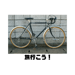 [LINEスタンプ] 自転車たち