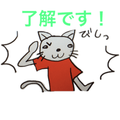 [LINEスタンプ] かわいい猫な1日 