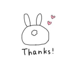 [LINEスタンプ] どうぶつのうしろ