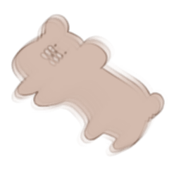 [LINEスタンプ] 女の子時々くま