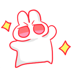[LINEスタンプ] 個人的に使いやすい うさぎは宇宙