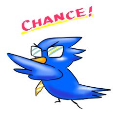 [LINEスタンプ] ツンツン丸 〜幸せの青い鳥〜