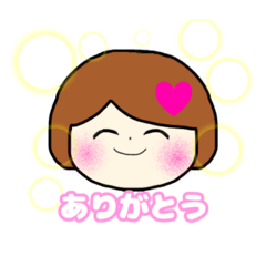[LINEスタンプ] おとなしめボブ女の日常 