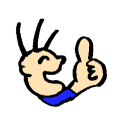 [LINEスタンプ] タテキノツブヤキ