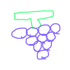 [LINEスタンプ] 下手すぎるフルーツの絵