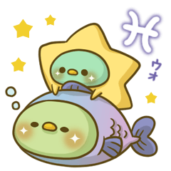 [LINEスタンプ] かっぱさん出番です！(うお座)