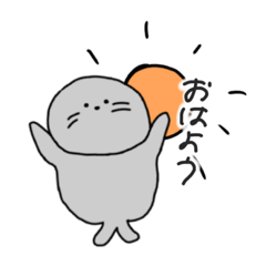 [LINEスタンプ] フレッドと無表情なアシカくん。