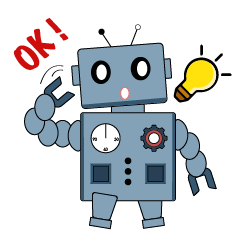 [LINEスタンプ] ロボットと呼んでください
