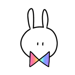 [LINEスタンプ] カラフルなうさぎ達