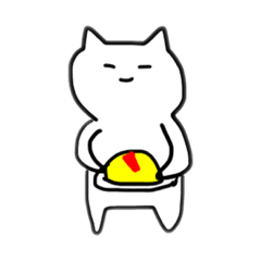 [LINEスタンプ] げんきもりもりねこ 