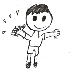[LINEスタンプ] ぼくの様子