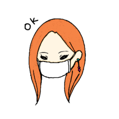 [LINEスタンプ] マスクちゃん
