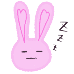 [LINEスタンプ] ハートだいすきラビットの日常