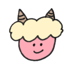[LINEスタンプ] 可愛い赤おに