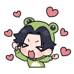 [LINEスタンプ] カエルのひーくん