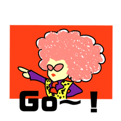 [LINEスタンプ] アフロ8(2)