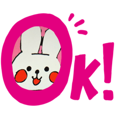 [LINEスタンプ] うさぎの毎日のあいさつ