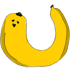 [LINEスタンプ] のびるバナナの画像（メイン）