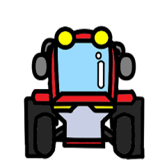 [LINEスタンプ] トラクタ