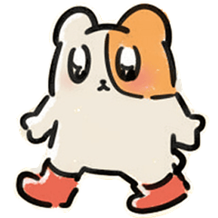 [LINEスタンプ] クマハムちゃんの日常 