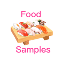 [LINEスタンプ] Food samplesの画像（メイン）