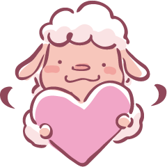 [LINEスタンプ] 可愛い羊ちゃん