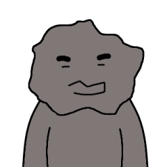 [LINEスタンプ] 石の一日