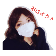 [LINEスタンプ] 霞美@ベース スタンプ