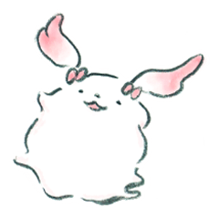 [LINEスタンプ] 幸せなほこりいぬ