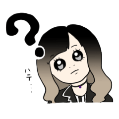 [LINEスタンプ] グラデ女子