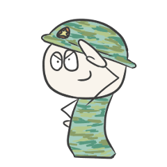 [LINEスタンプ] ゆるARMY