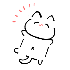 [LINEスタンプ] やさしいしろとかわいいくろ